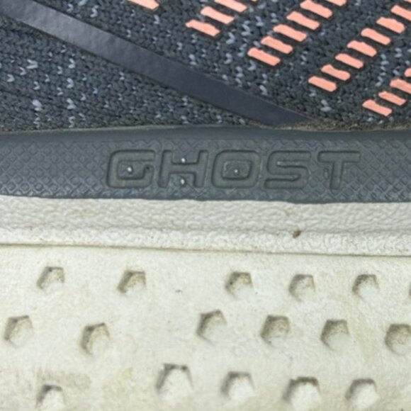 Brooks Ghost 12 Women’s Running Shoes – Gray & Pink | Cushioned Neutral Trainers - Picture 10 of 11
